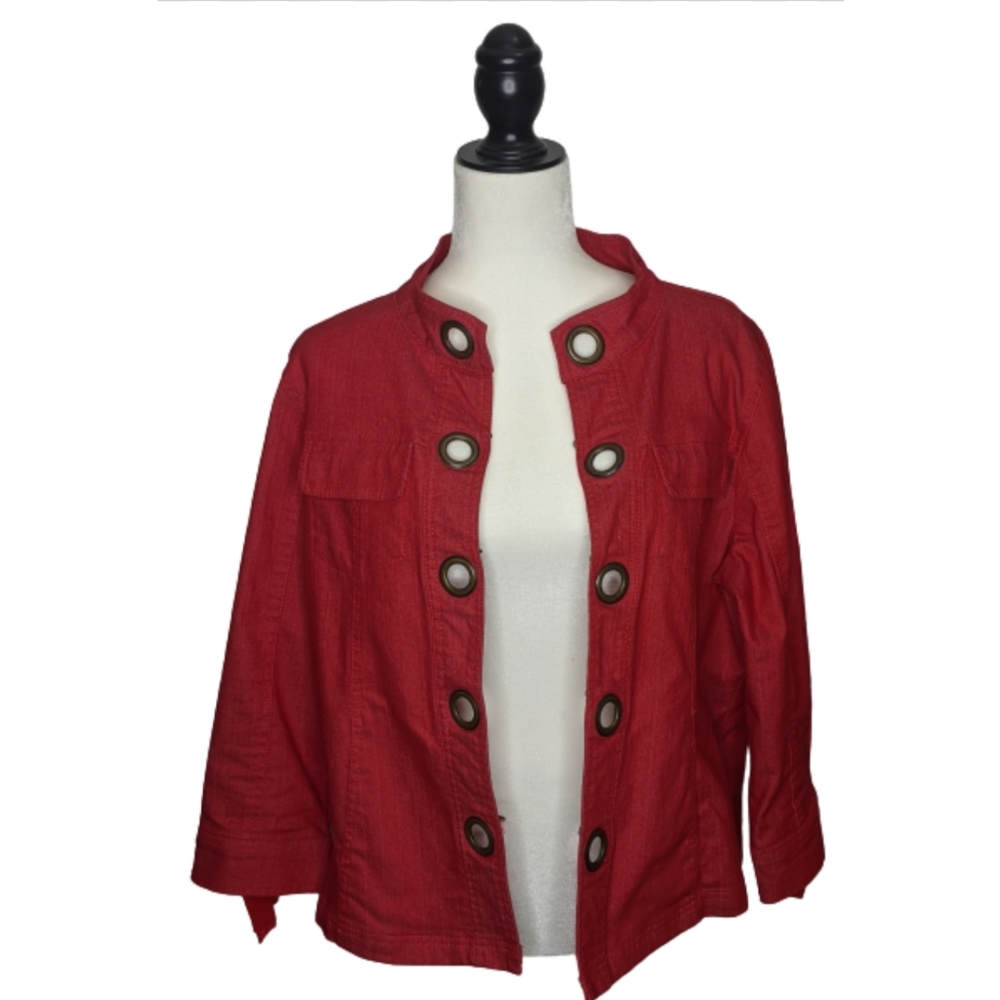 Live a little Red Jacket/Blazer Size Large